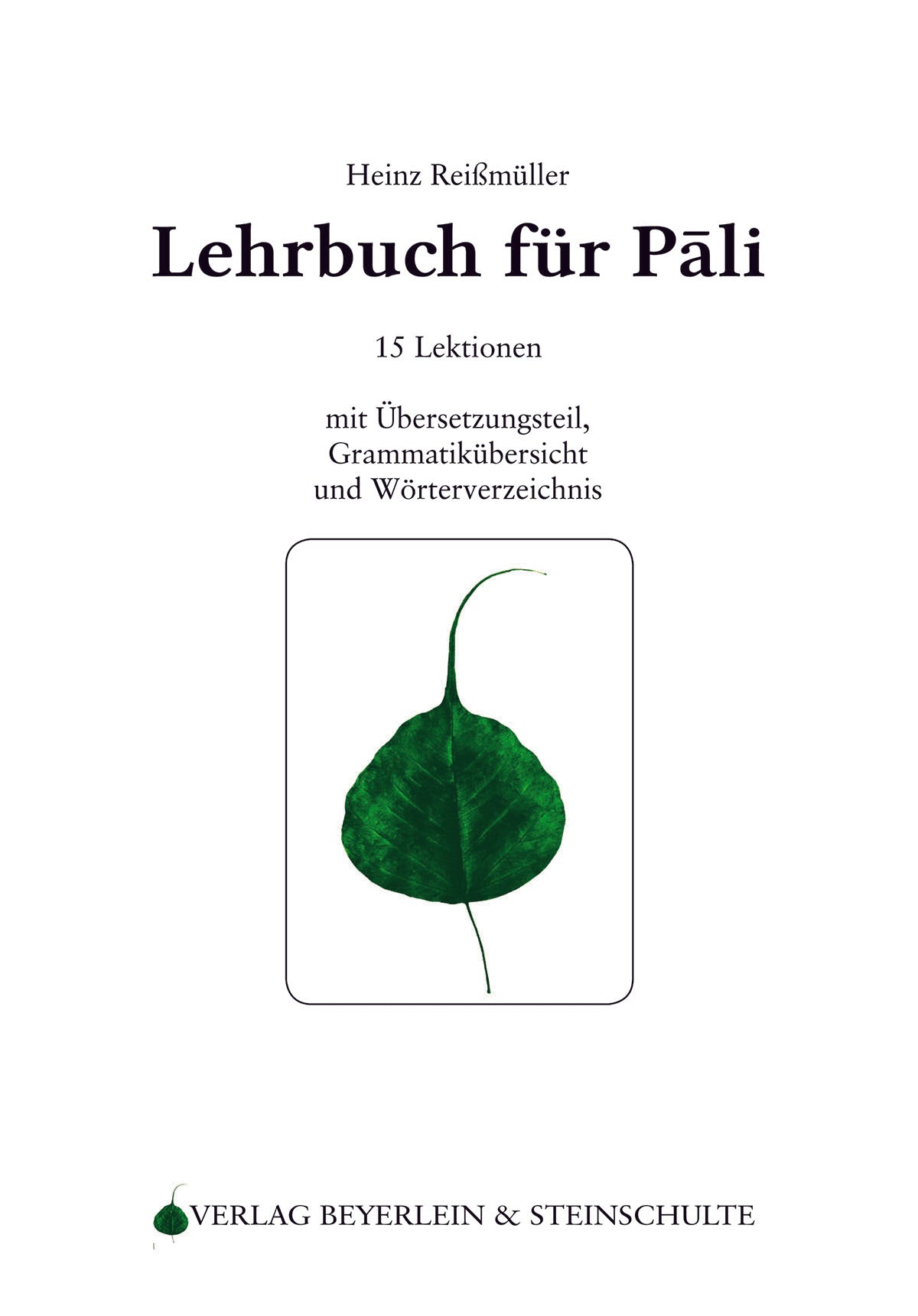 Lehrbuch für Pāli